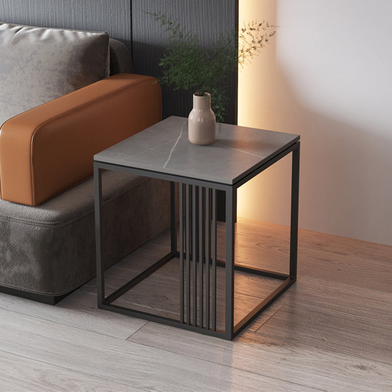 No Distressing Single Coffee Table Modern Grey Slate Frame Coffee Table