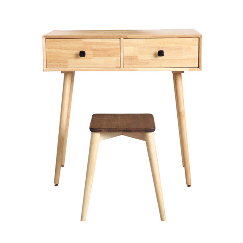 Traditions With Drawer Bedroom Mirror Solid Wood Vanity Dressing Table