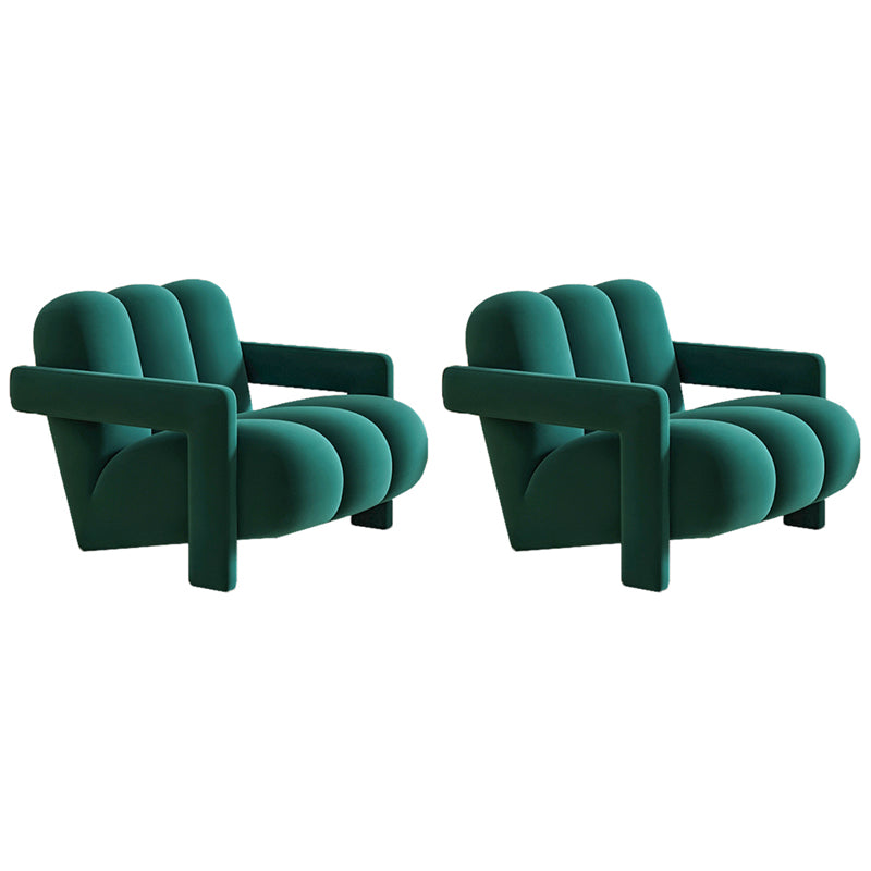 Scandinavian Arms Included Lounge Chair Solid Color Living Room Armchair