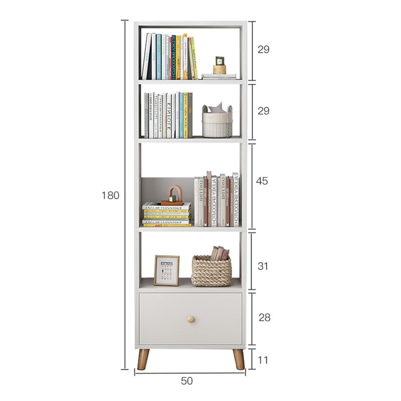 19.69" Long 1 - Drawer Accent Chest Wooden Chest with Shelves