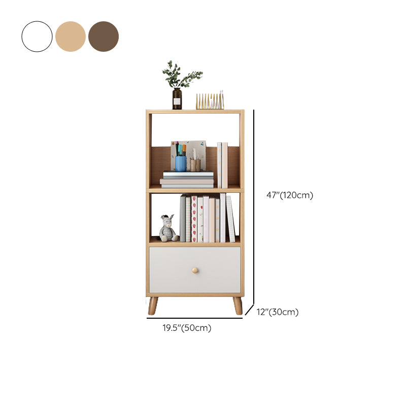 19.69" Long 1 - Drawer Accent Chest Wooden Chest with Shelves