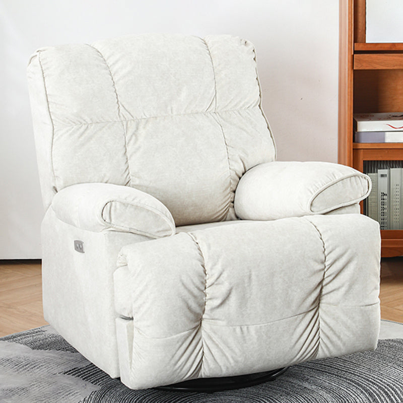 Scandinavian Upholstery Chair Velvet Standard Recliner with Independent Foot