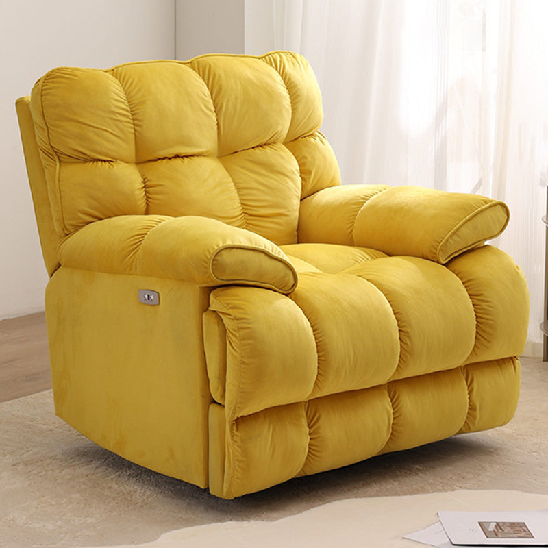 Scandinavian Upholstery Chair Velvet Standard Recliner with Independent Foot