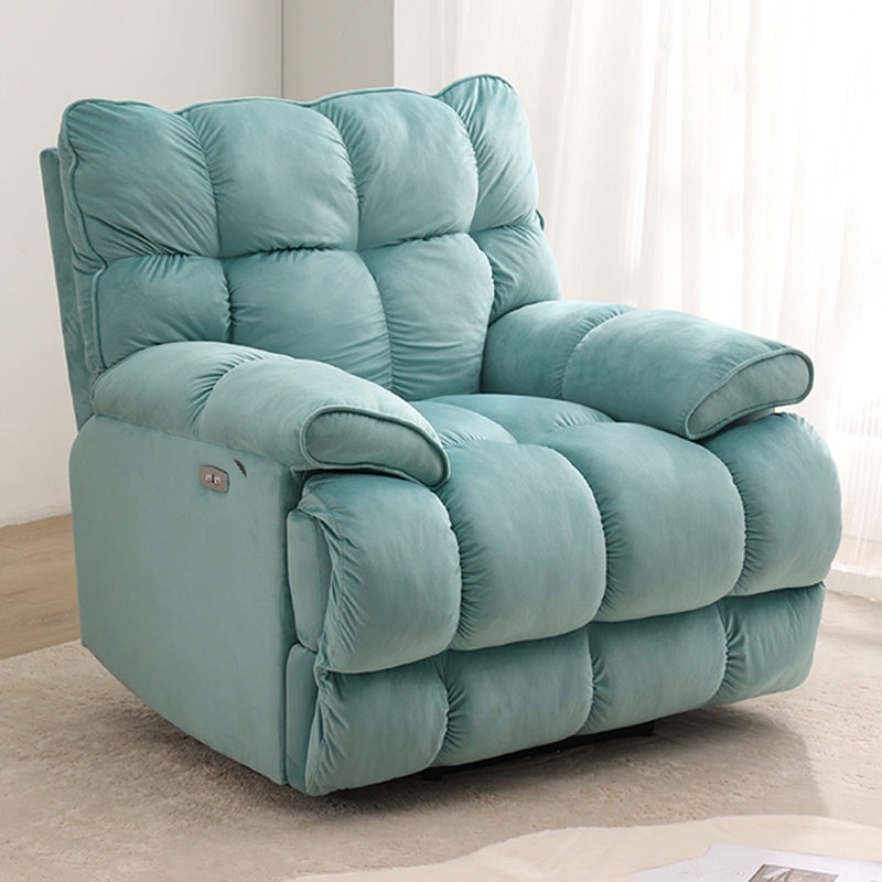Scandinavian Upholstery Chair Velvet Standard Recliner with Independent Foot