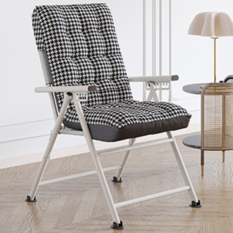 Contemporary Style Recliner Removable Cushions Foldable Seat