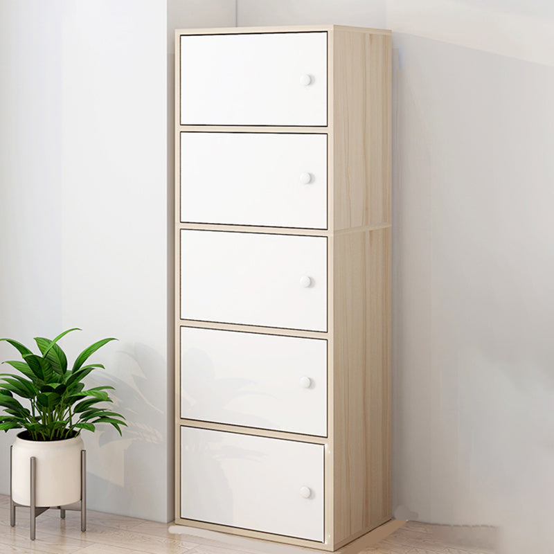 Modern Wooden Accent Cabinet Knobs Handle Design Storage Cabinet