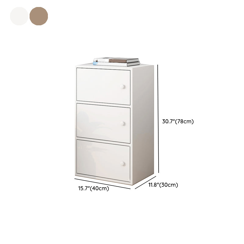 Modern Wooden Accent Cabinet Knobs Handle Design Storage Cabinet