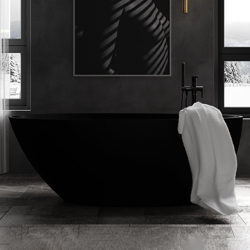 Freestanding Soaking Bathtub Antique Finish Back to Wall Bath Tub