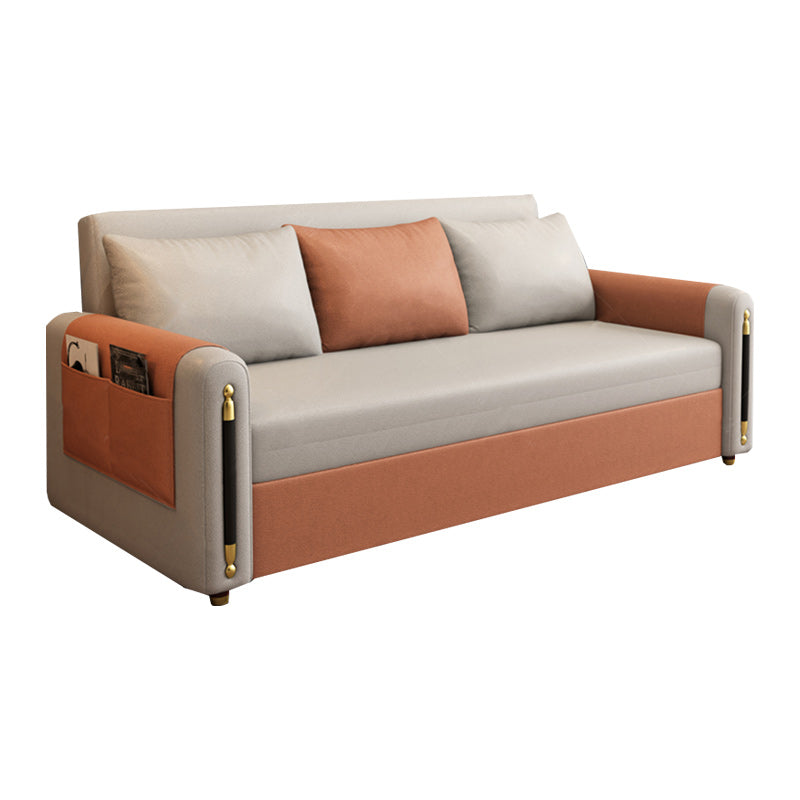 32" Wide Scandinavian Futon Sofa Bed Folding Futon Sleeper Sofa