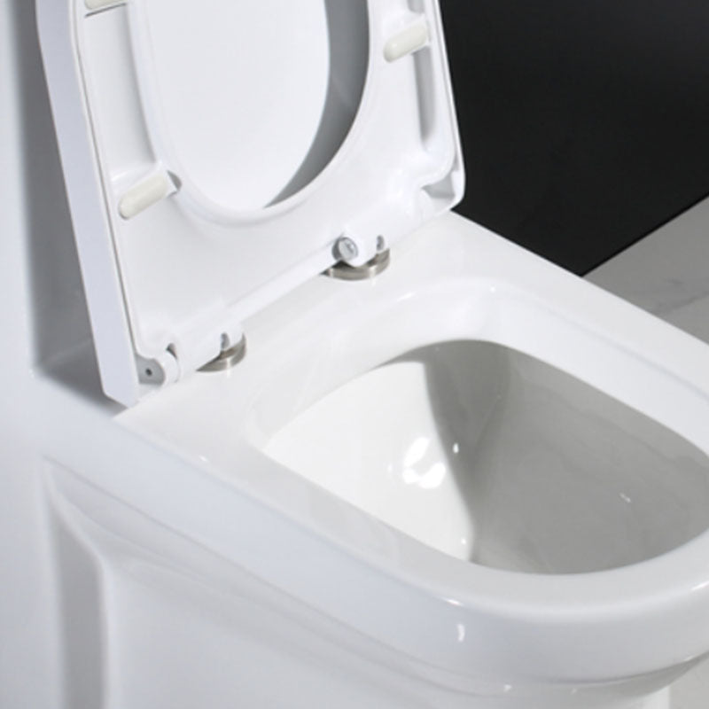 Modern Toilet Bowl Floor Mounted Porcelain All-In-One Flush Toilet