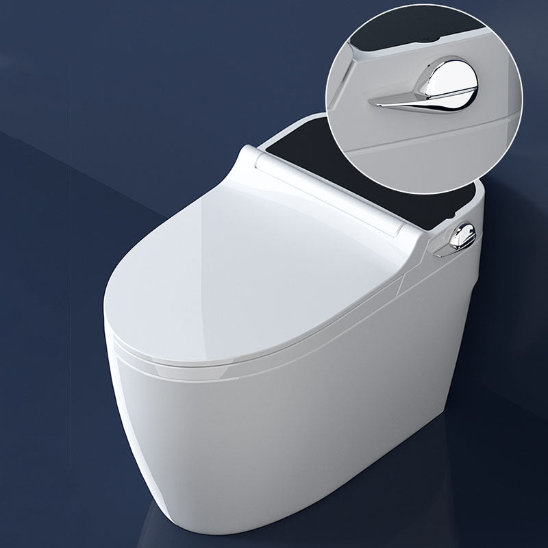 Contemporary Flush Toilet Floor Mounted One-Piece Toilet Porcelain Toilet Bowl