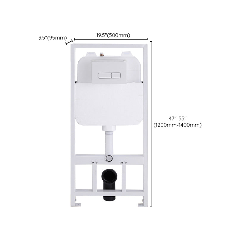 Contemporary Flush Toilet One Piece Wall Mount Porcelain Urine Toilet