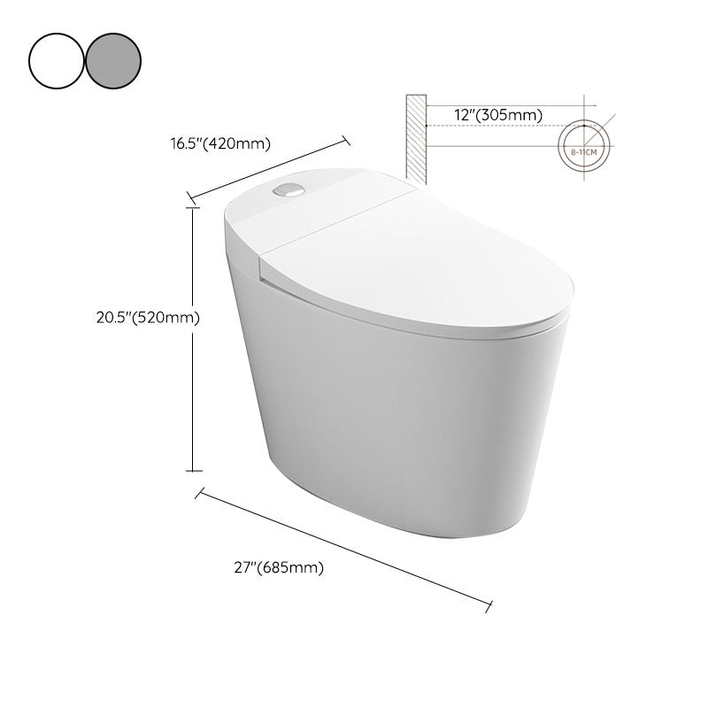 Modern Toilet Bowl Floor Mounted Porcelain All-In-One Urine Toilet