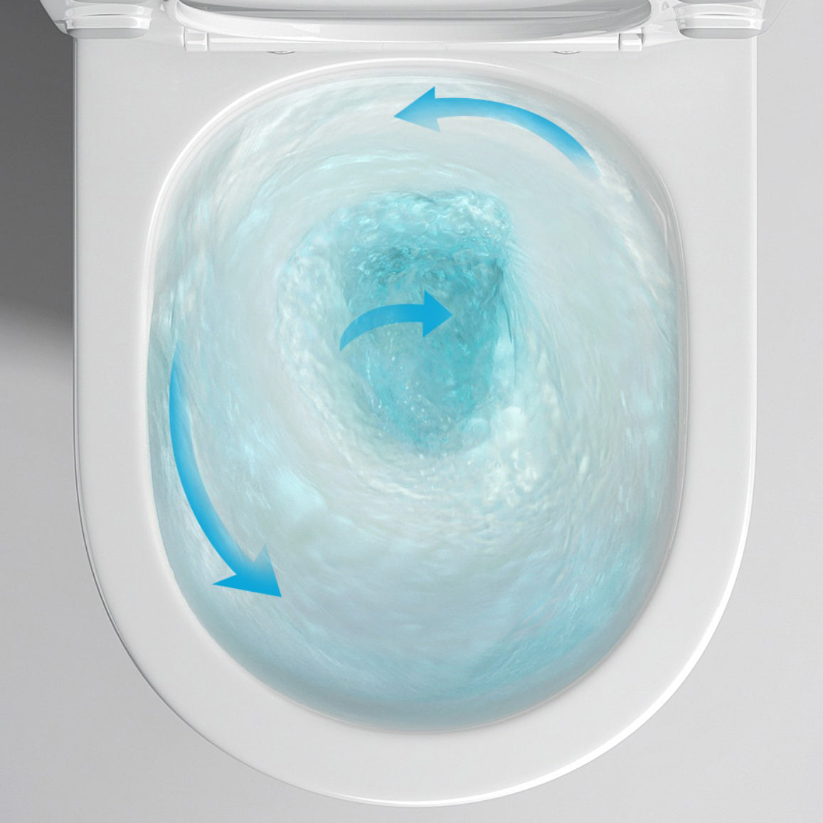 Contemporary Flush Toilet One Piece Toilet Wall Mount Porcelain Urine Toilet
