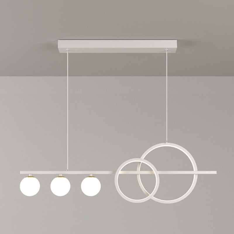 Modernism White Kitchen Island Lighting Acrylic Ceiling Light