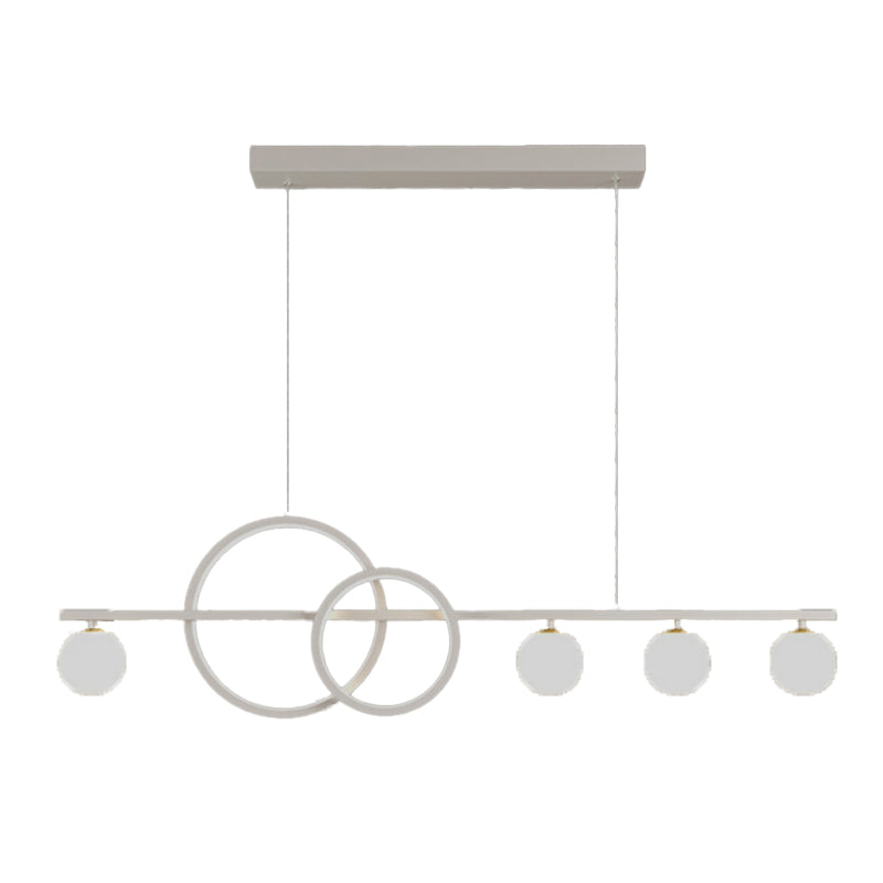 Modernism White Kitchen Island Lighting Acrylic Ceiling Light