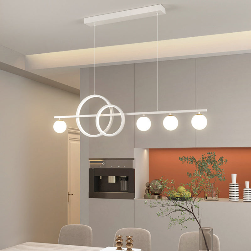 Modernism White Kitchen Island Lighting Acrylic Ceiling Light