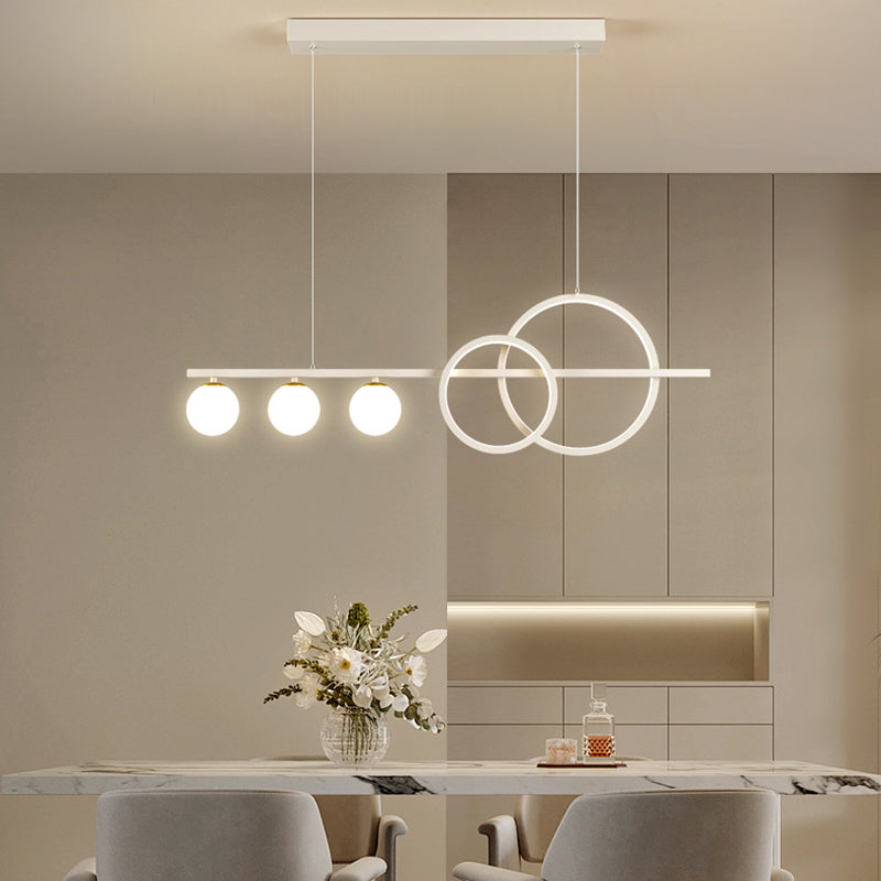 Modernism White Kitchen Island Lighting Acrylic Ceiling Light