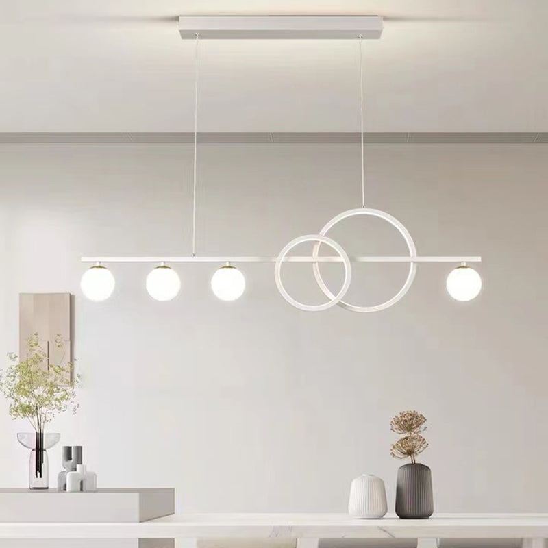 Modernism White Kitchen Island Lighting Acrylic Ceiling Light