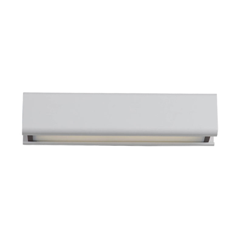 Modern Wood Wall Sconce Linear Shape Wall Light with Acrylic Shade for Bedroom