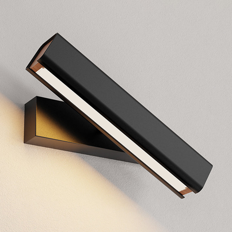 Modernism Single Black Wall Mounted Sconce LED Metal Wall Light