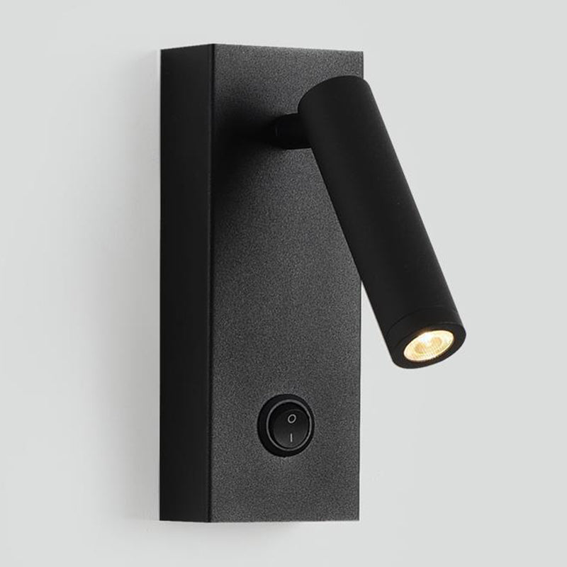 White/Black Modern Single Wall Mounted Sconce LED Metal Wall Light