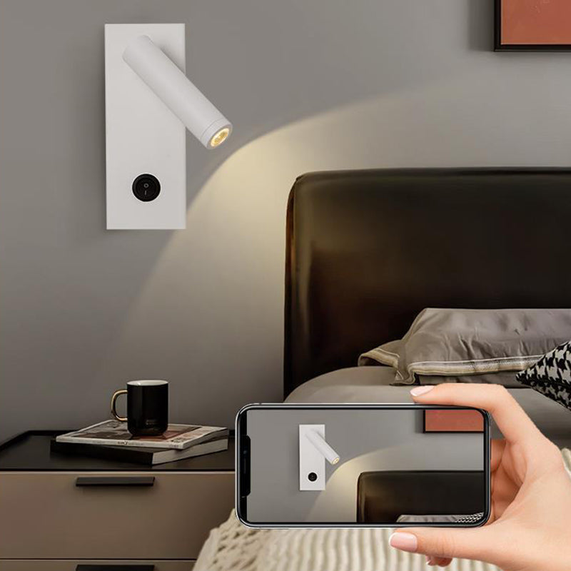 White/Black Modern Single Wall Mounted Sconce LED Metal Wall Light