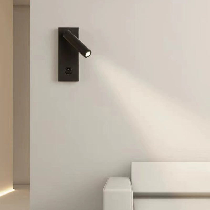 White/Black Modern Single Wall Mounted Sconce LED Metal Wall Light
