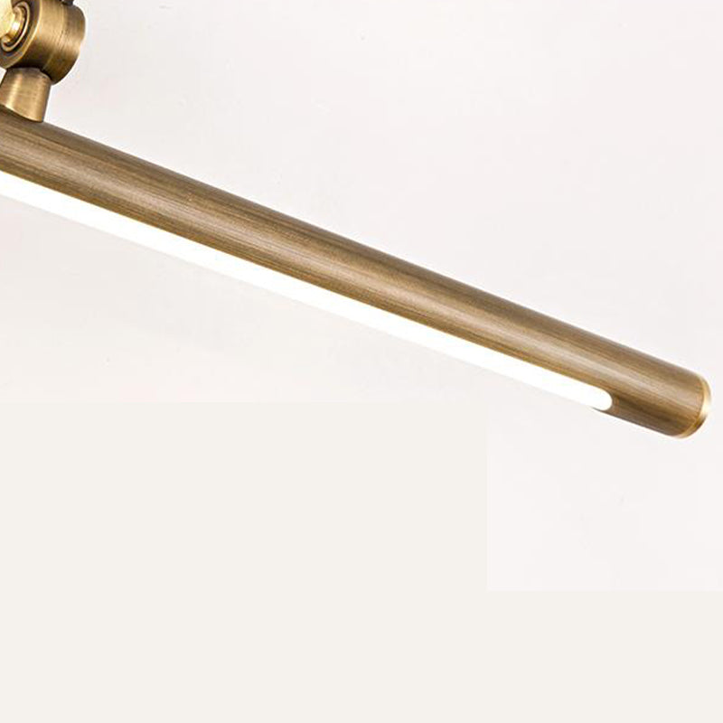 1-Light Mirror Front Light Modern LED Vanity Light with Acrylic Shade for Bathroom