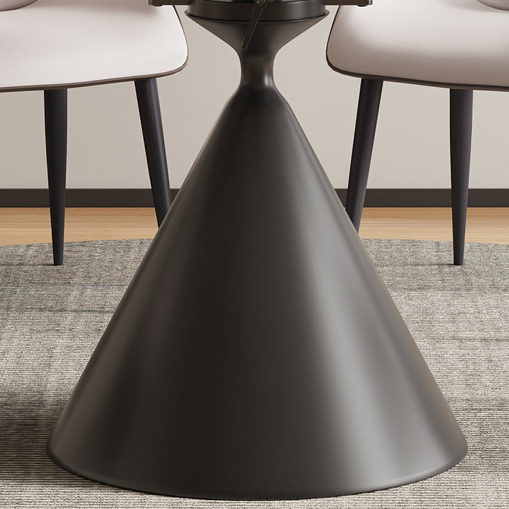 Modern Style 1/4/5/7 Pieces Dining Chairs Set Round Stone Furniture in White