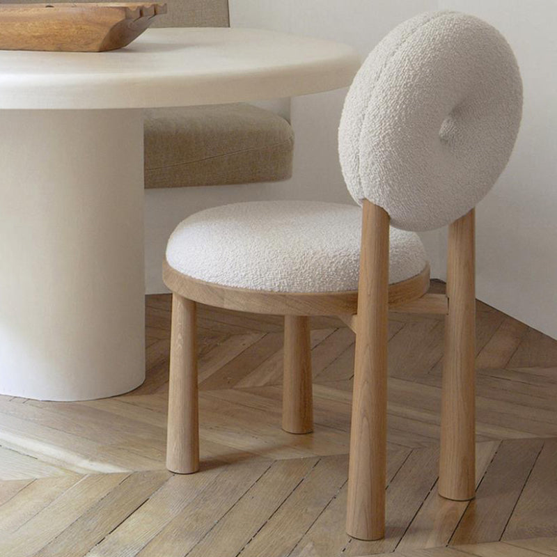 Upholstered Side Chair Modern Style King Louis Back Side Chair