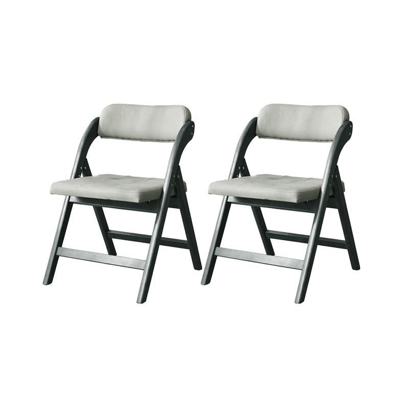 Solid Wood Dining Chair Modern Style Folding Chair for Dining Room