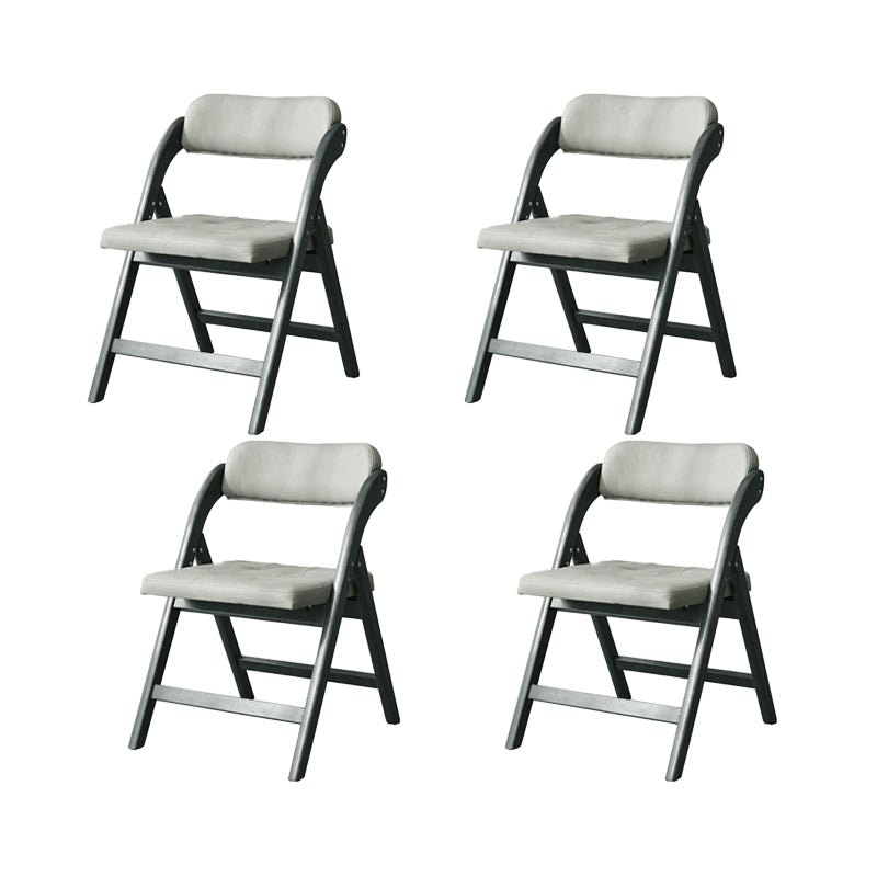 Solid Wood Dining Chair Modern Style Folding Chair for Dining Room