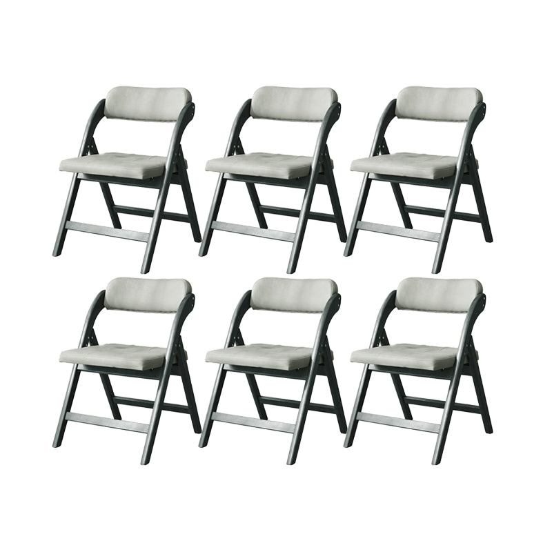 Solid Wood Dining Chair Modern Style Folding Chair for Dining Room