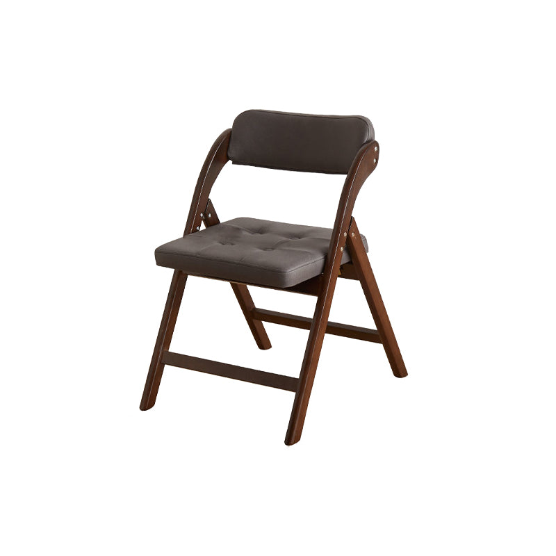 Solid Wood Dining Chair Modern Style Folding Chair for Dining Room