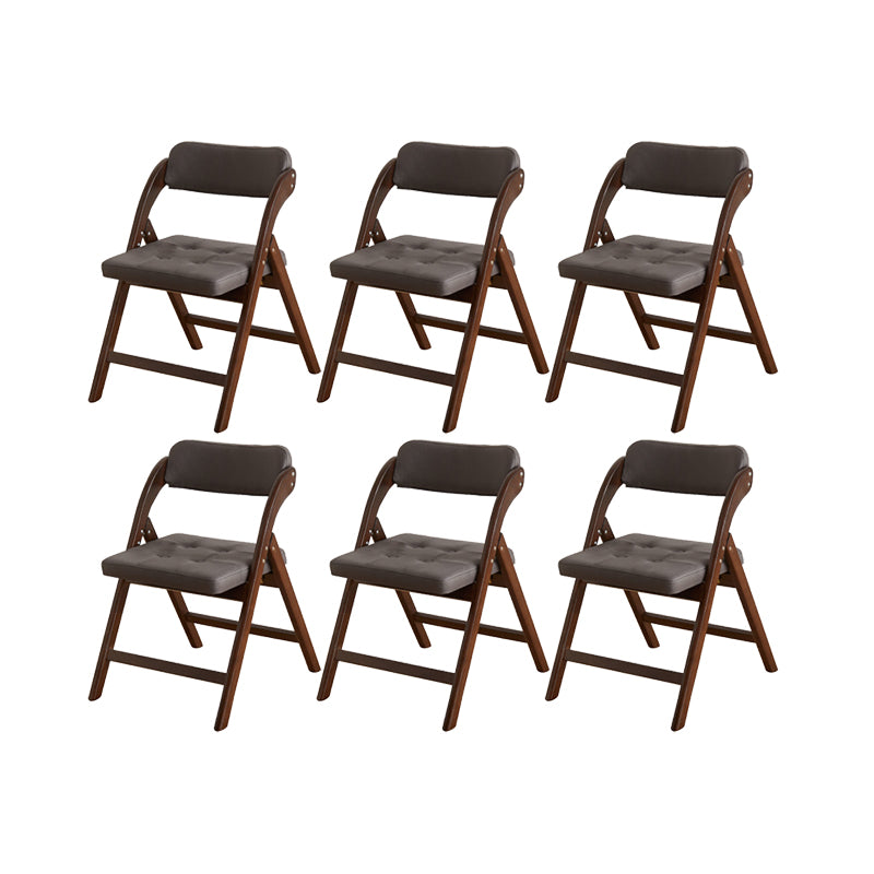 Solid Wood Dining Chair Modern Style Folding Chair for Dining Room