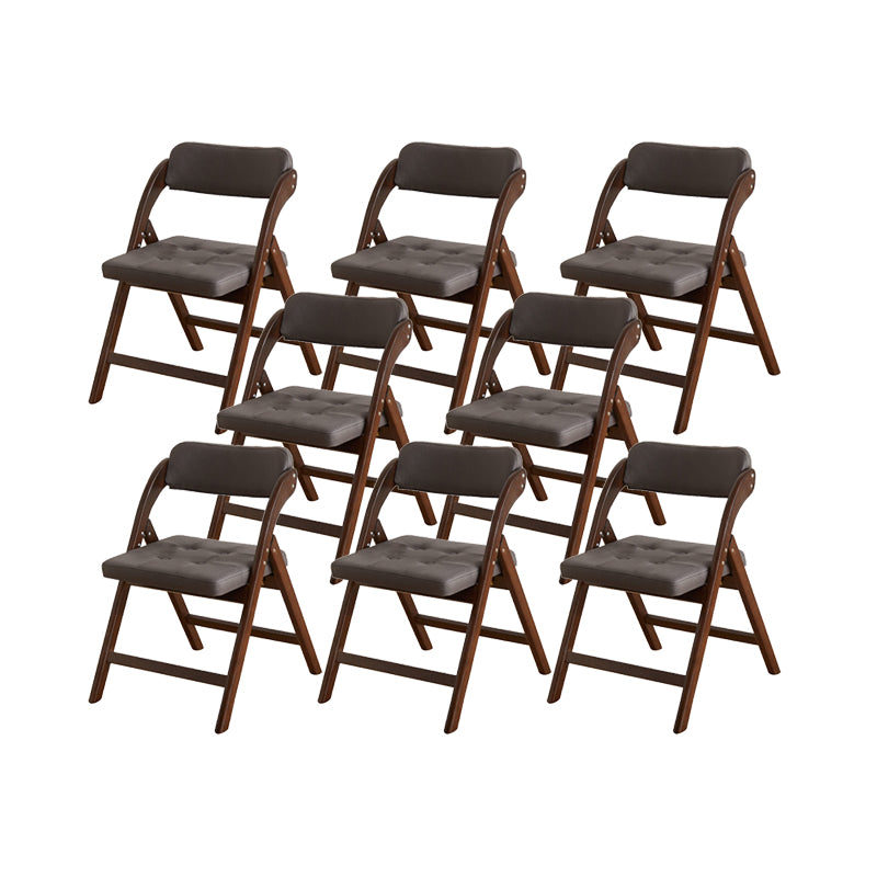 Solid Wood Dining Chair Modern Style Folding Chair for Dining Room