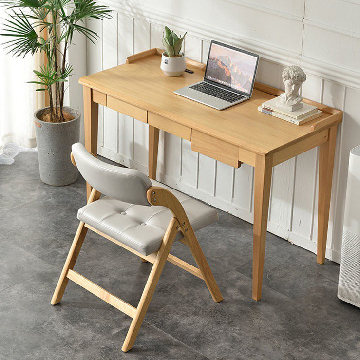 Solid Wood Dining Chair Modern Style Folding Chair for Dining Room