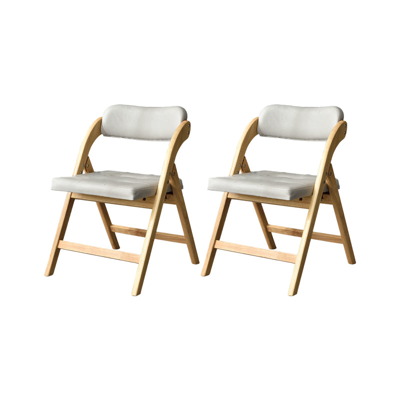Solid Wood Dining Chair Modern Style Folding Chair for Dining Room