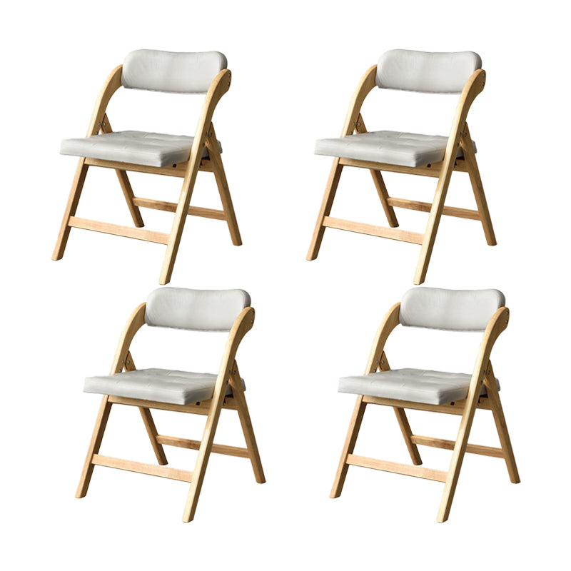 Solid Wood Dining Chair Modern Style Folding Chair for Dining Room