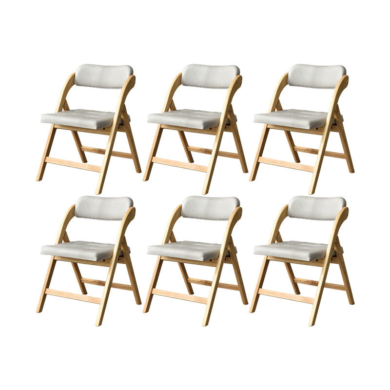 Solid Wood Dining Chair Modern Style Folding Chair for Dining Room