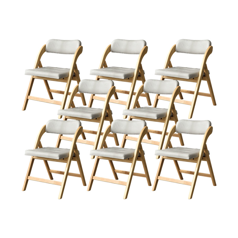 Solid Wood Dining Chair Modern Style Folding Chair for Dining Room