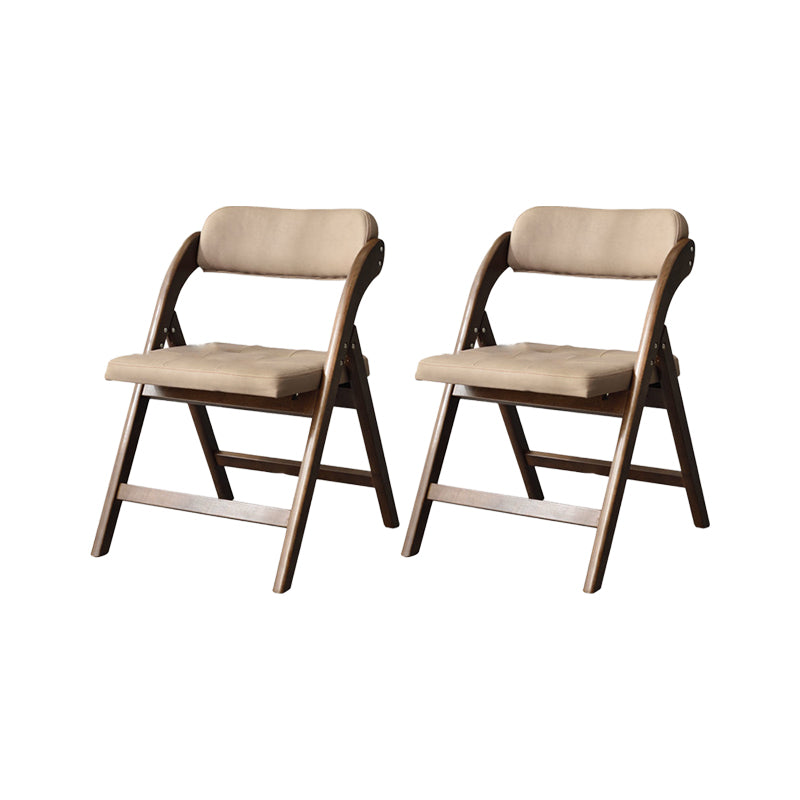 Solid Wood Dining Chair Modern Style Folding Chair for Dining Room