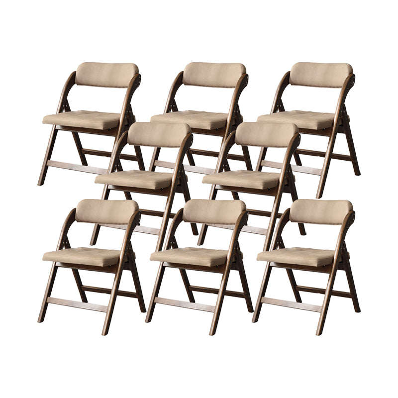 Solid Wood Dining Chair Modern Style Folding Chair for Dining Room
