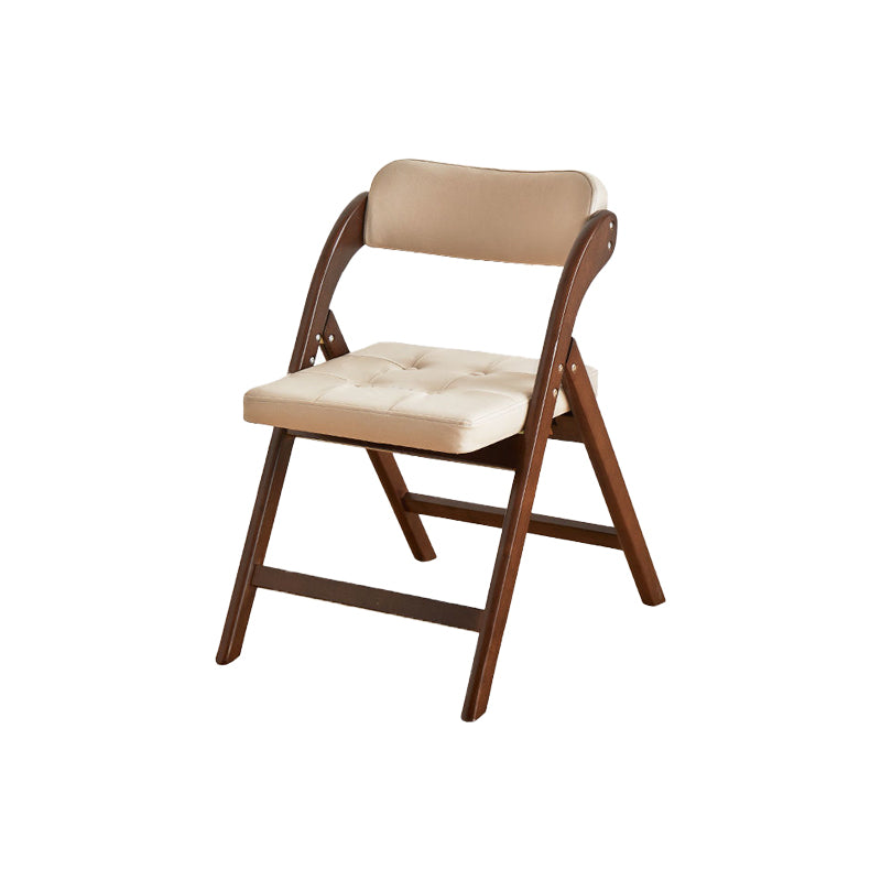 Solid Wood Dining Chair Modern Style Folding Chair for Dining Room