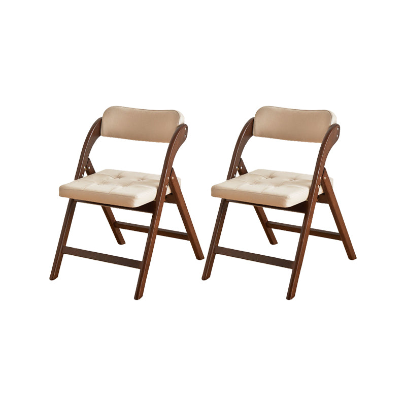 Solid Wood Dining Chair Modern Style Folding Chair for Dining Room