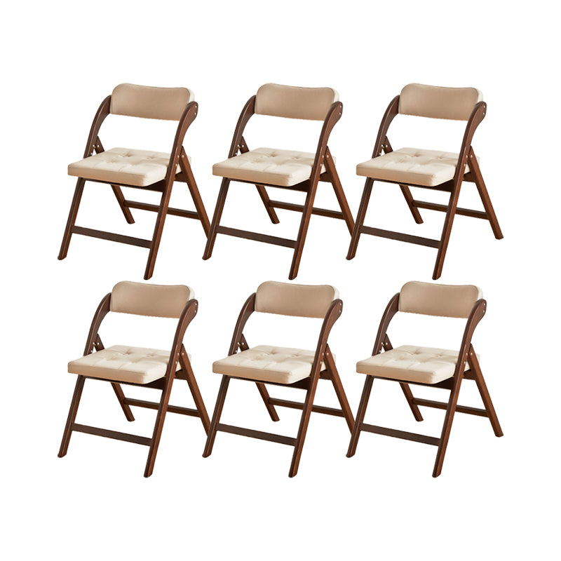 Solid Wood Dining Chair Modern Style Folding Chair for Dining Room
