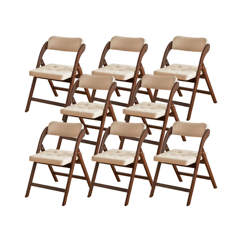 Solid Wood Dining Chair Modern Style Folding Chair for Dining Room