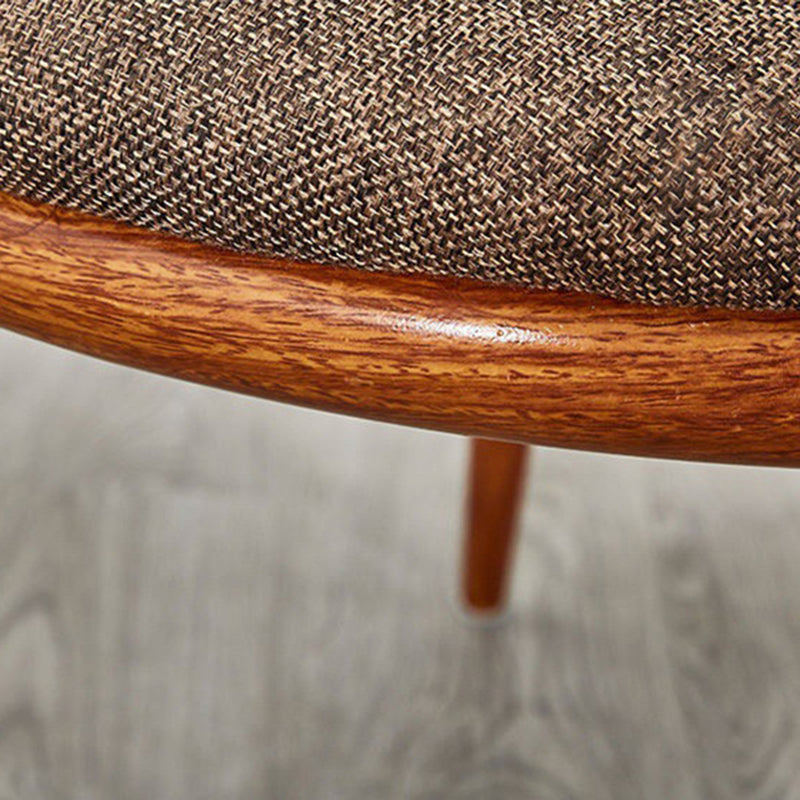 Fabric Dining Chair Modern Style Low Back Chair for Dining Room