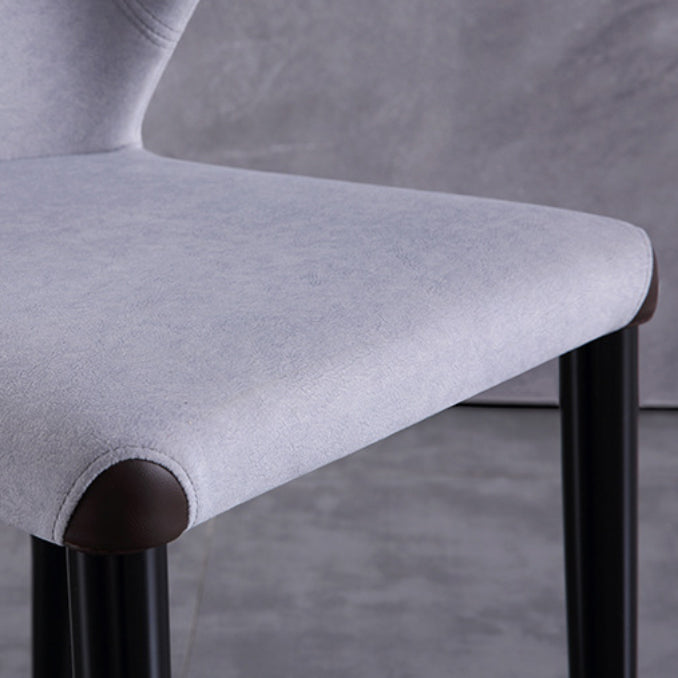 Upholstered Dining Chairs Wingback Chairs with Solid Wood Base